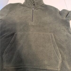 32 Degrees Men's Zip-Up Sweater in Forest Green